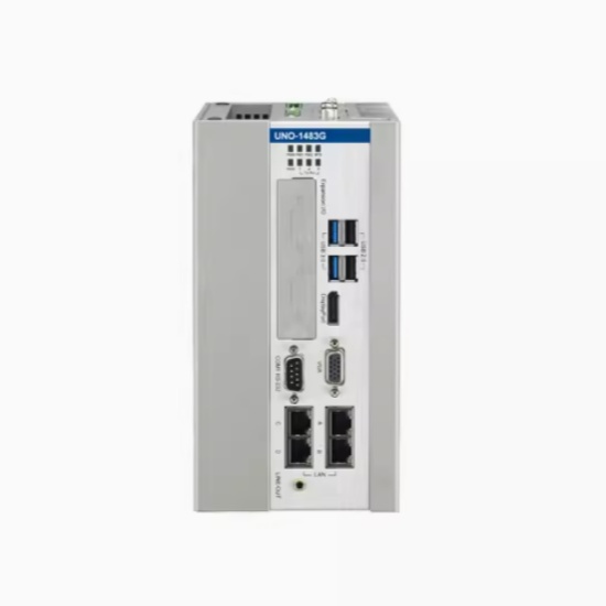 研华UNO-1483G-434AE导轨安装嵌入式工控机嵌入式无风扇工业电脑