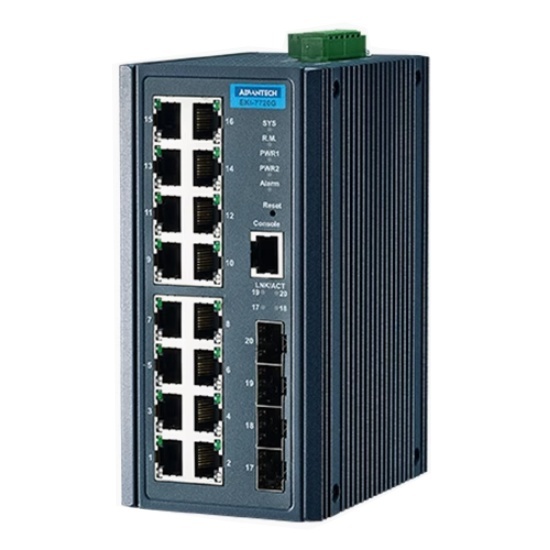 研华EKI-7720E-4F-AE网管交换机工业以太网交换机 EKI-7720EKI-7720E-4FI-AE EKI-7720G-4F-AE EKI-7720G-4FI-AE